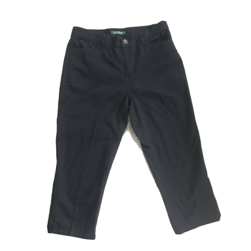 Ralph Lauren Womens Denim pants Classic Midcalf